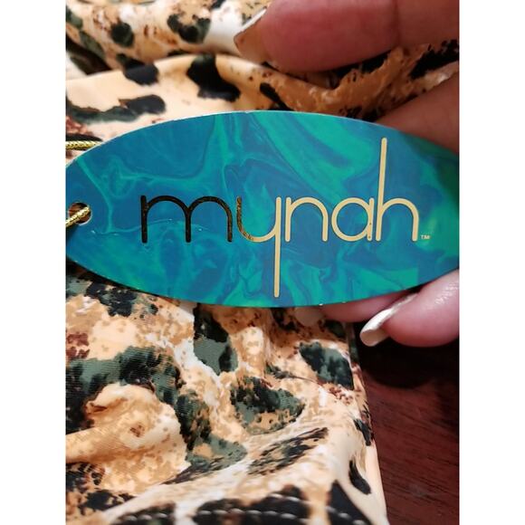 Mynah Cheetah Classic Hipster Medium Coverage Swim Bottom Size 18W - NWT's - Picture 5 of 9